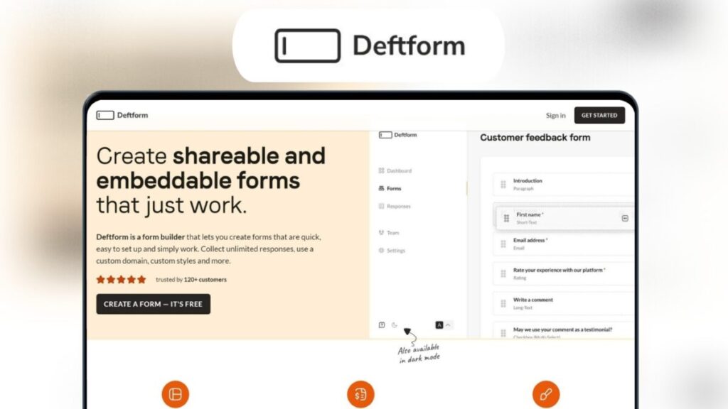 Deftform Lifetime Deal